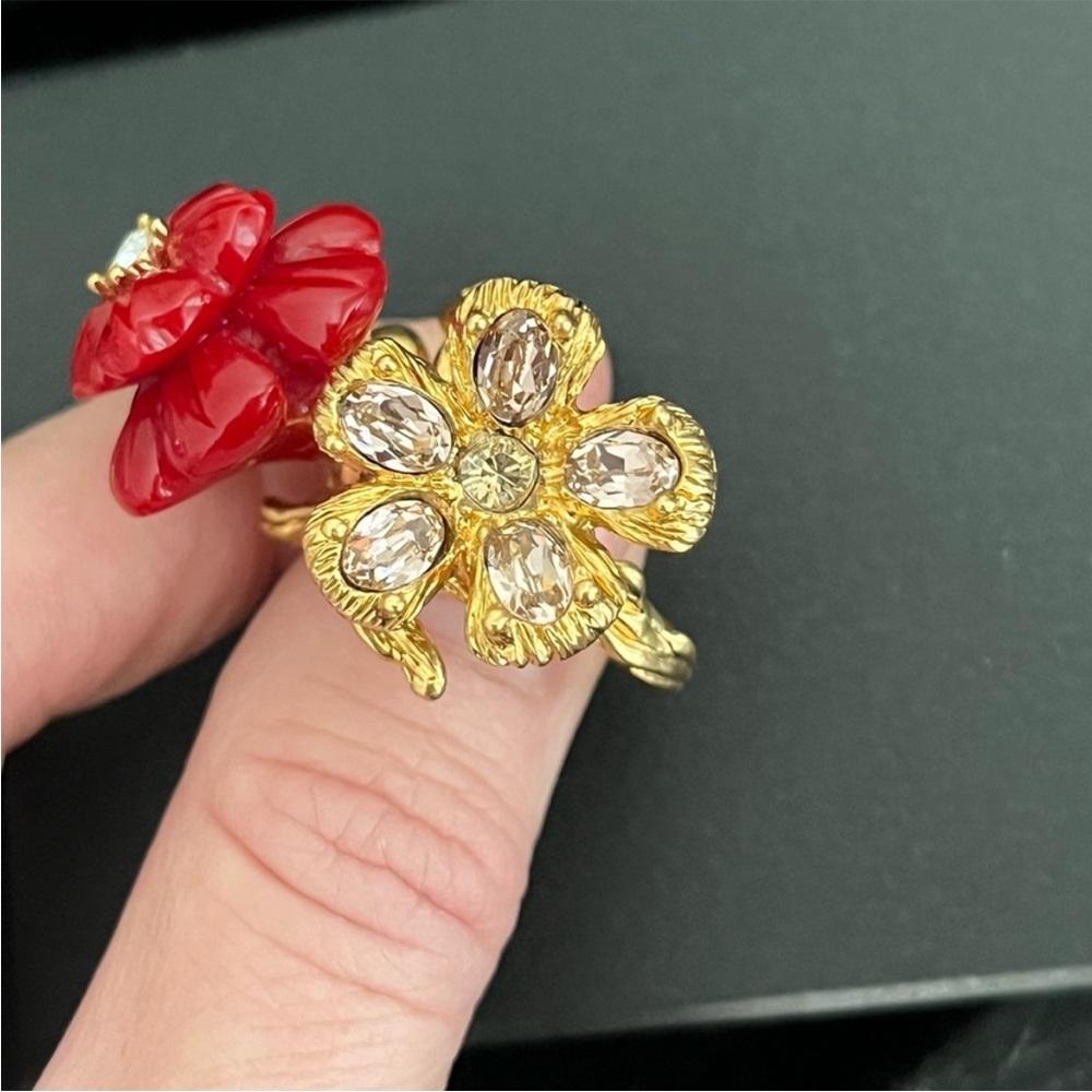 Alexander McQueen Flower Ring - Picture 4 of 16